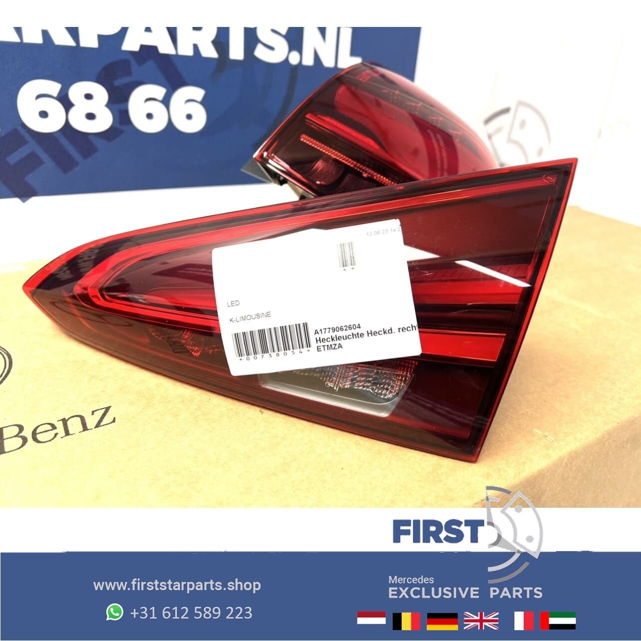 W177 A KLASSE FACELIFT A35 A45 A45s AMG ACHTERLICHT SET A177, Auto-onderdelen, Gebruikt, -, Voor, Ophalen of Verzenden