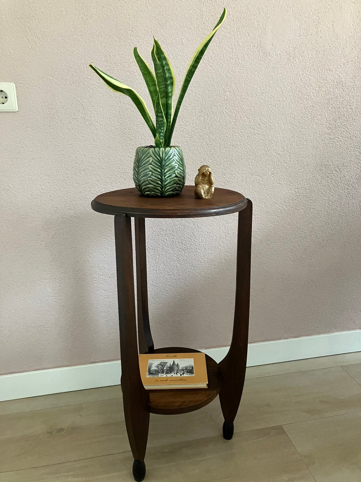Plantentafeltje Art Deco, Huis en Inrichting, Ophalen, Zo goed als nieuw, 75 cm of meer, 60 cm of meer