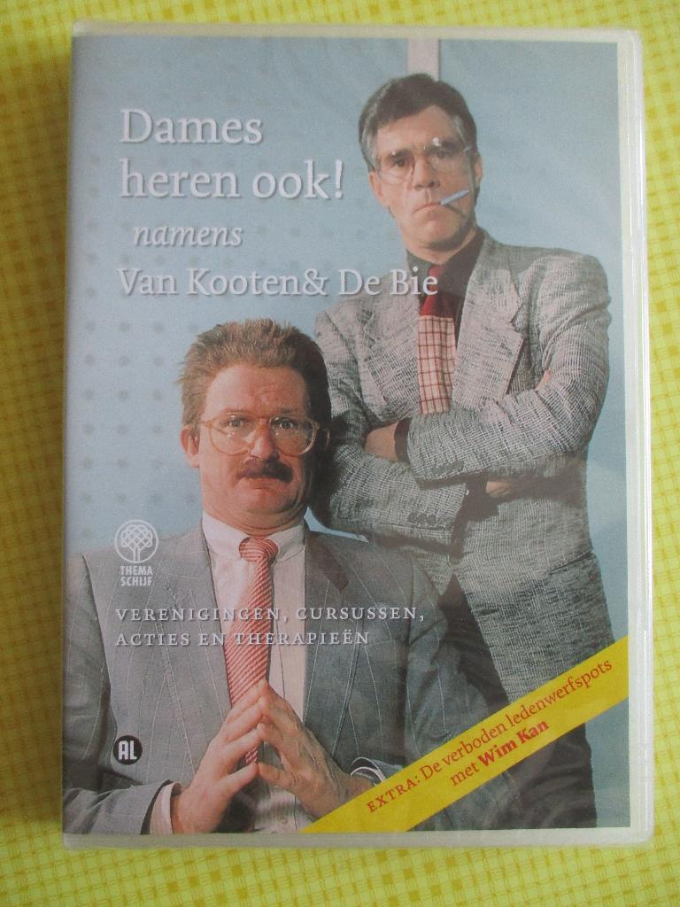 Dames heren ook! namens Van Kooten & De Bie - NIEUWE DVD !!!, Cd's en Dvd's, Dvd's | Cabaret en Sketches, Alle leeftijden, Ophalen of Verzenden