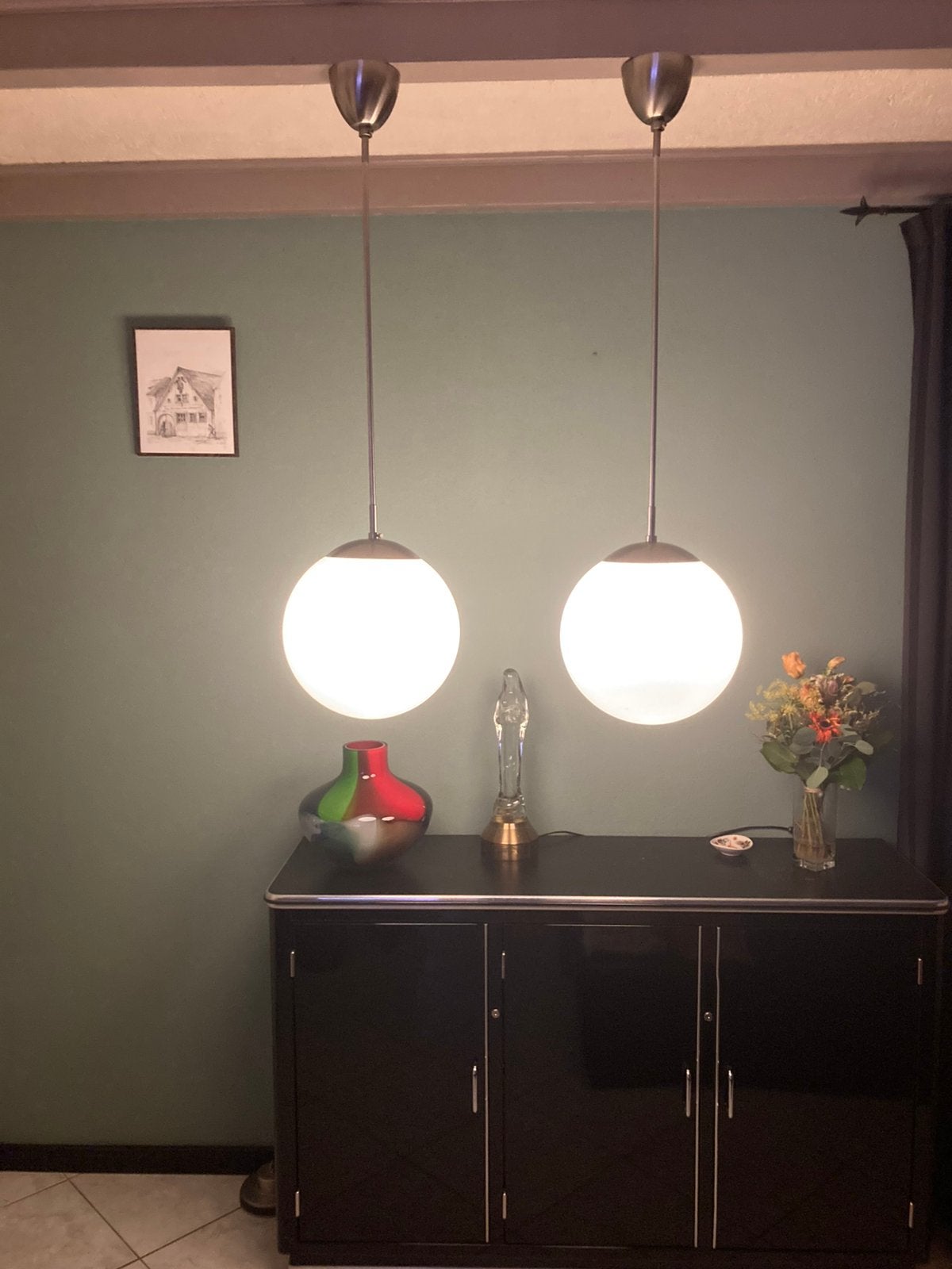 Gispen schoollampen, Ophalen, Zo goed als nieuw, Glas