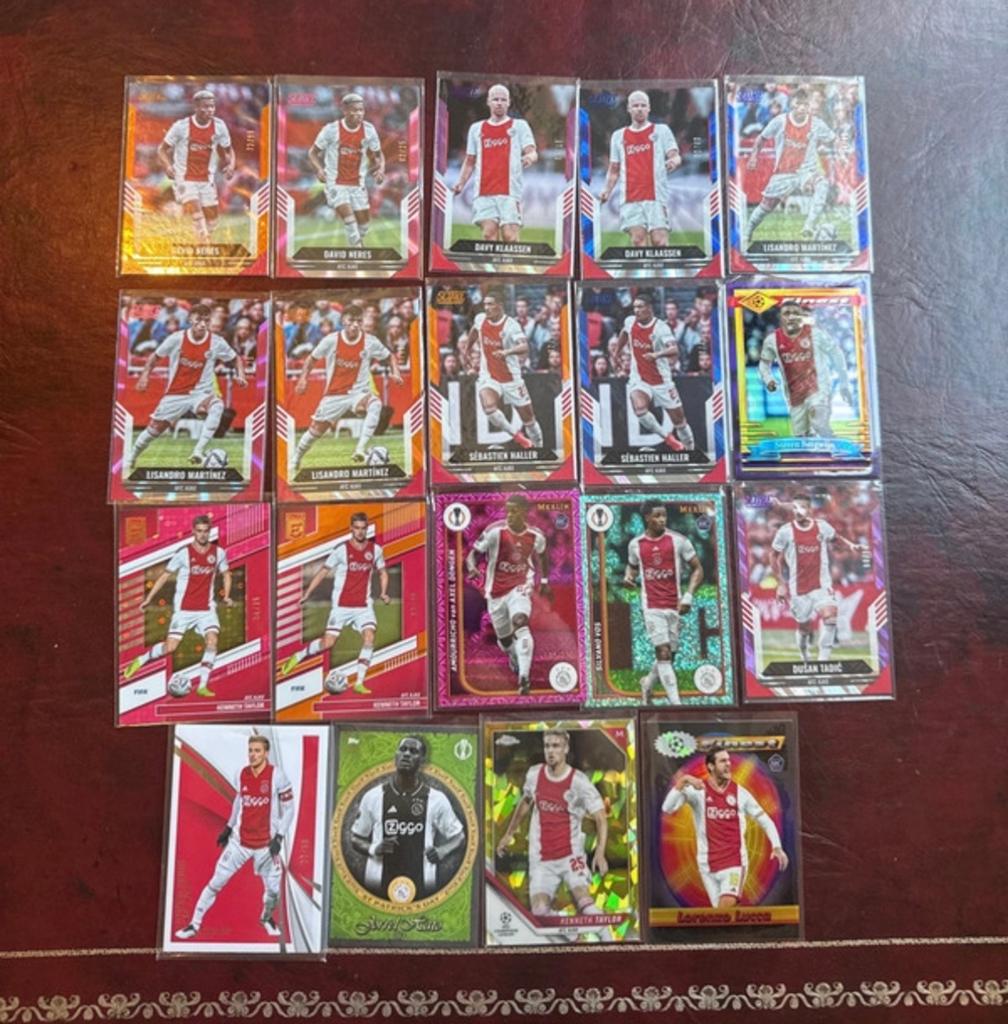 Ajax Voetbalplaatjes Collectie - Diverse Spelers, Ophalen of Verzenden, Gebruikt, Ajax, Spelerskaart