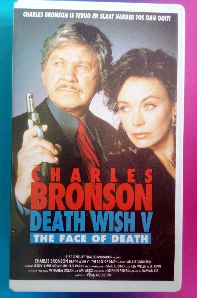 VHS - Death Wish V: The Face of Death - koopvideo, Nederlands ondertiteld, Engels, Vanaf 16 jaar, Verzenden