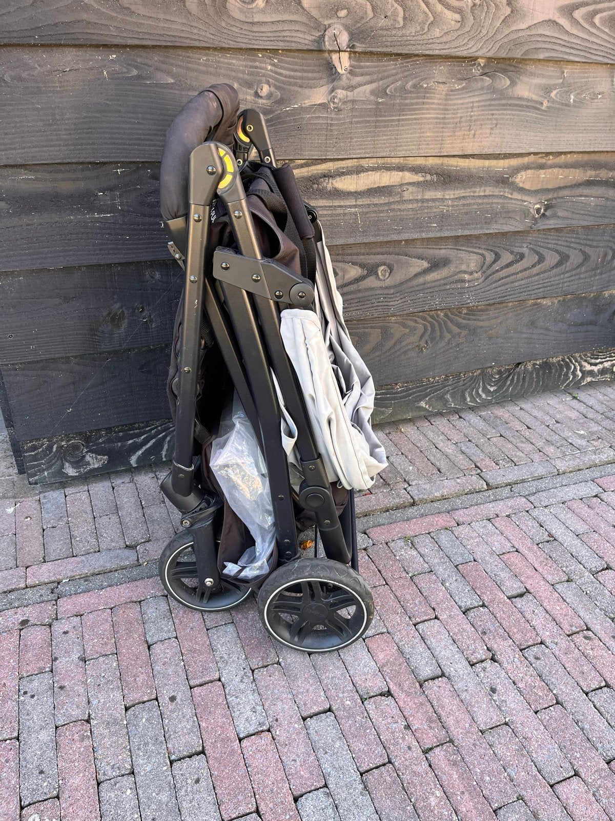 Buggy met ligfunctie en verstelbare hendel, Ophalen, Gebruikt, Overige merken, Verstelbare rugleuning