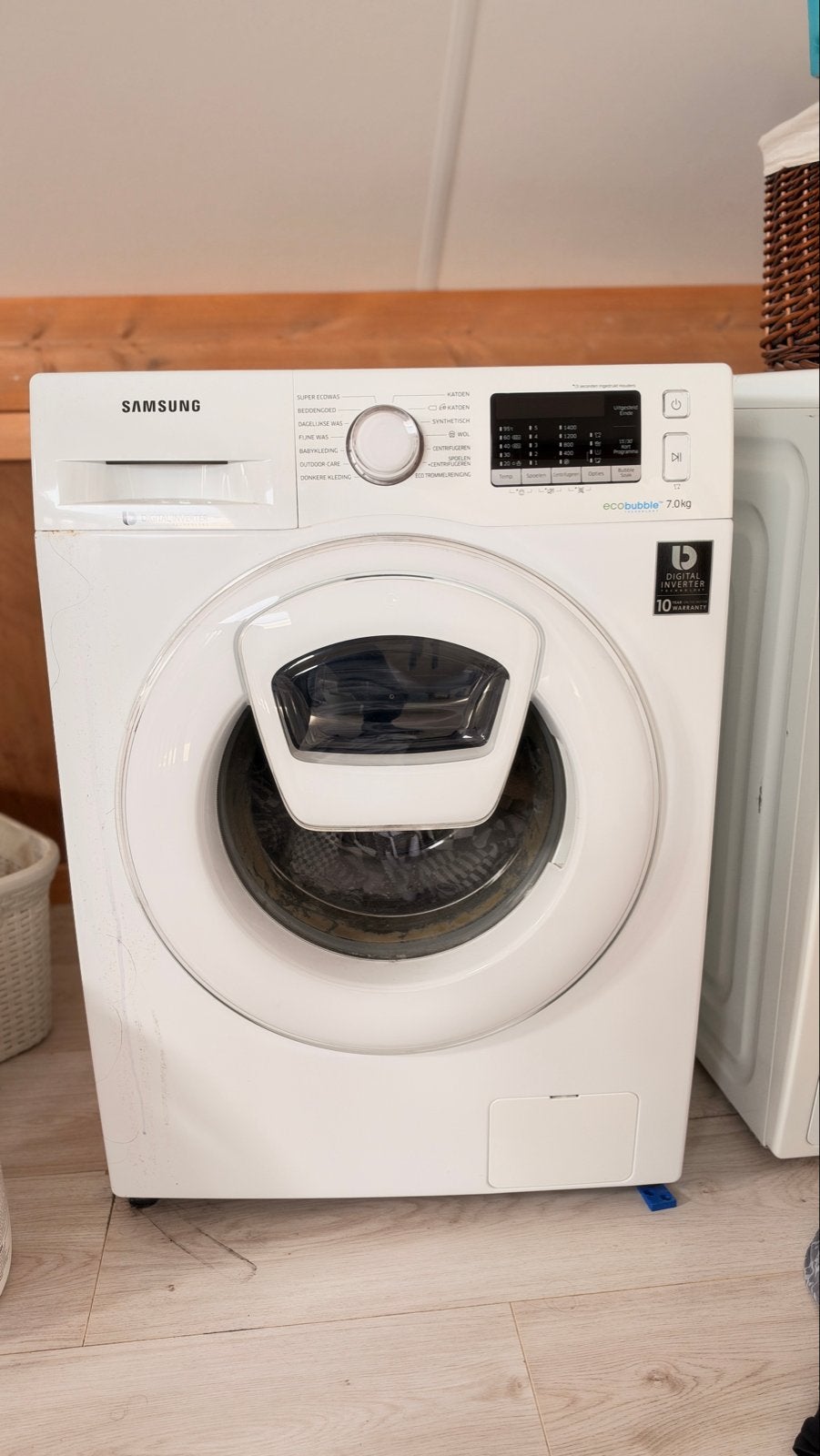 Samsung WW70K5400WW Wasmachine 7 kg / 1400 rpm, Witgoed en Apparatuur, Ophalen, Gebruikt, 85 tot 90 cm, 1200 tot 1600 toeren