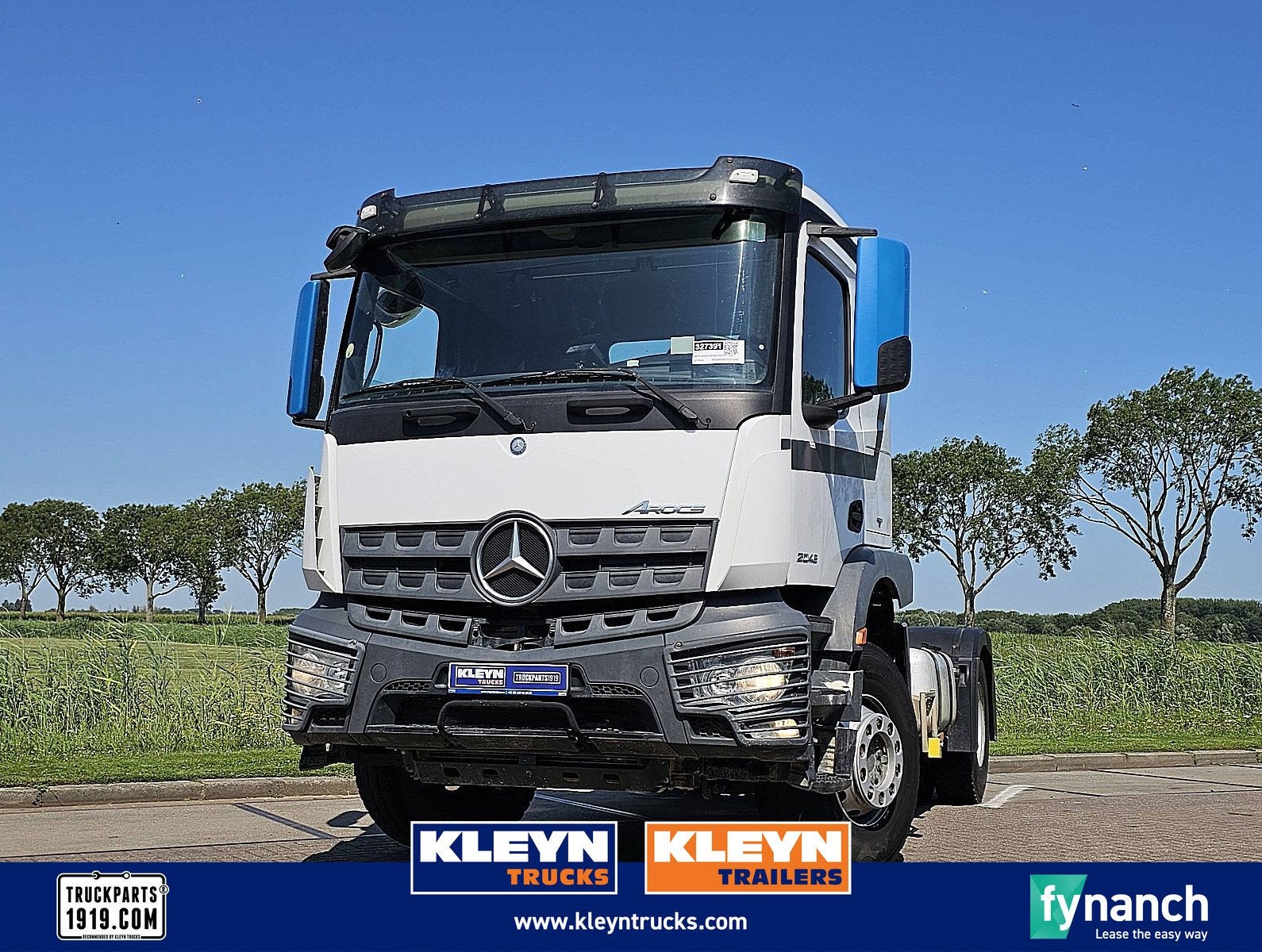 MERCEDES-BENZ AROCS 1846 2046 ret. pto+hydr., Automaat, Euro 6, Wit, Mercedes-Benz