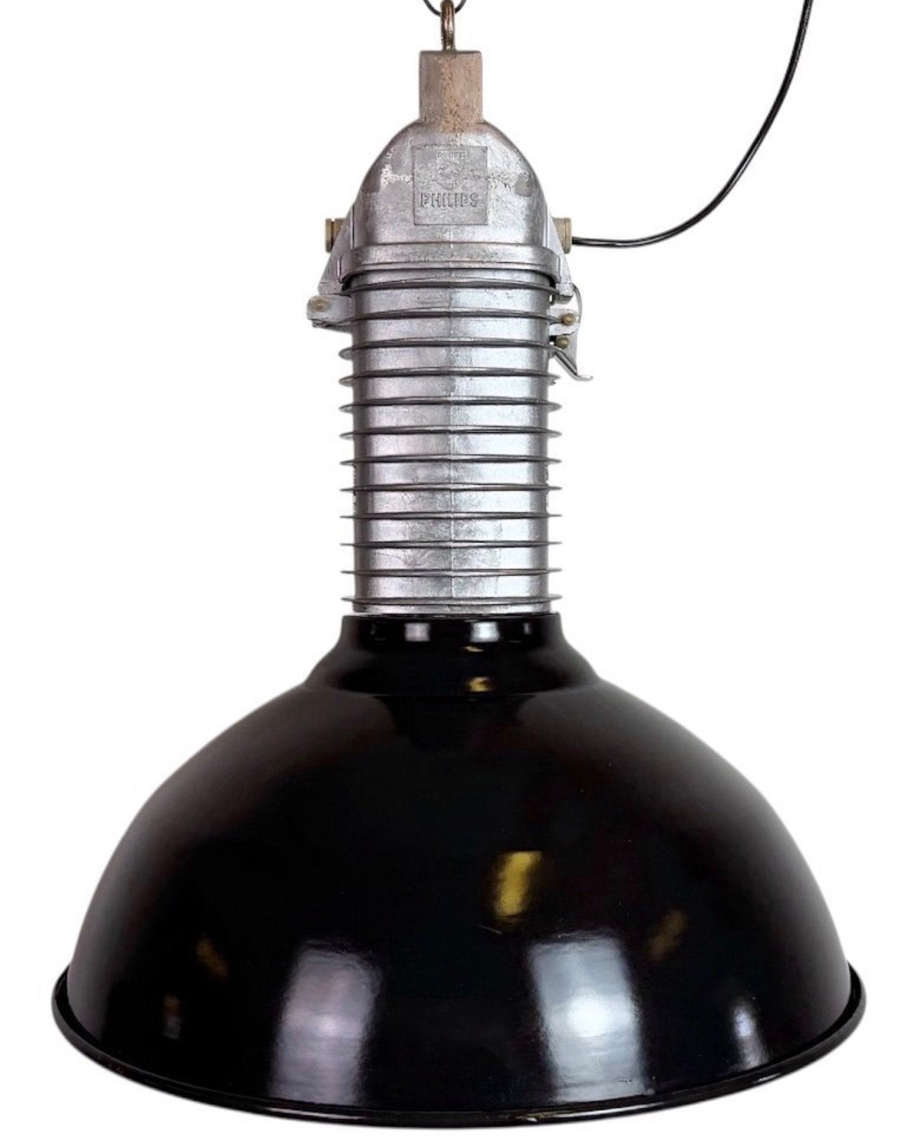 2 industriele lampen Philips, Huis en Inrichting, Lampen | Hanglampen, Ophalen of Verzenden, Zo goed als nieuw