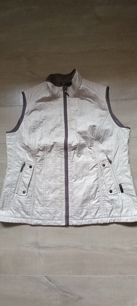 Frank Walder bodywarmer maat 44/46., Beige, Maat 42/44 (L), Ophalen of Verzenden, Gedragen
