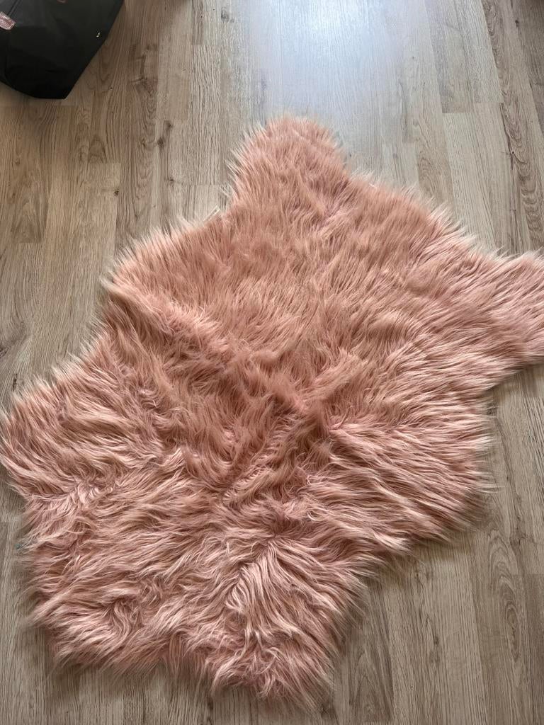 Nep Bont roze kleed, Huis en Inrichting, Woonaccessoires | Plaids en Woondekens, Ophalen, Zo goed als nieuw