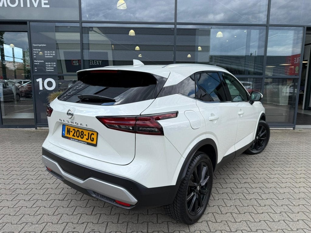 Nissan Qashqai 1.3 MHEV Xtronic Tekna *NL Auto & ACC*, Auto's, Nissan, 12 maanden, Euro 6, Leder en Stof, Wit