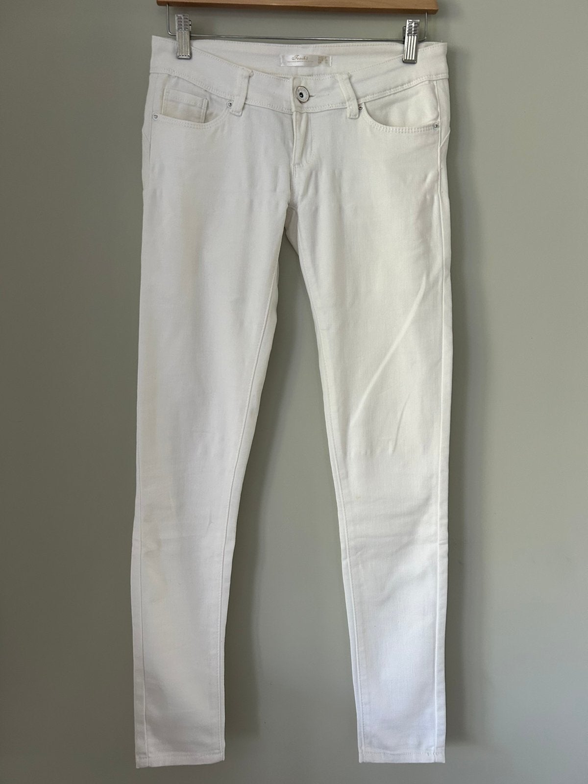 Toxik3 witte lange stretch skinny broek in maat S, Wit, Ophalen of Verzenden, Maat 36 (S), Lang
