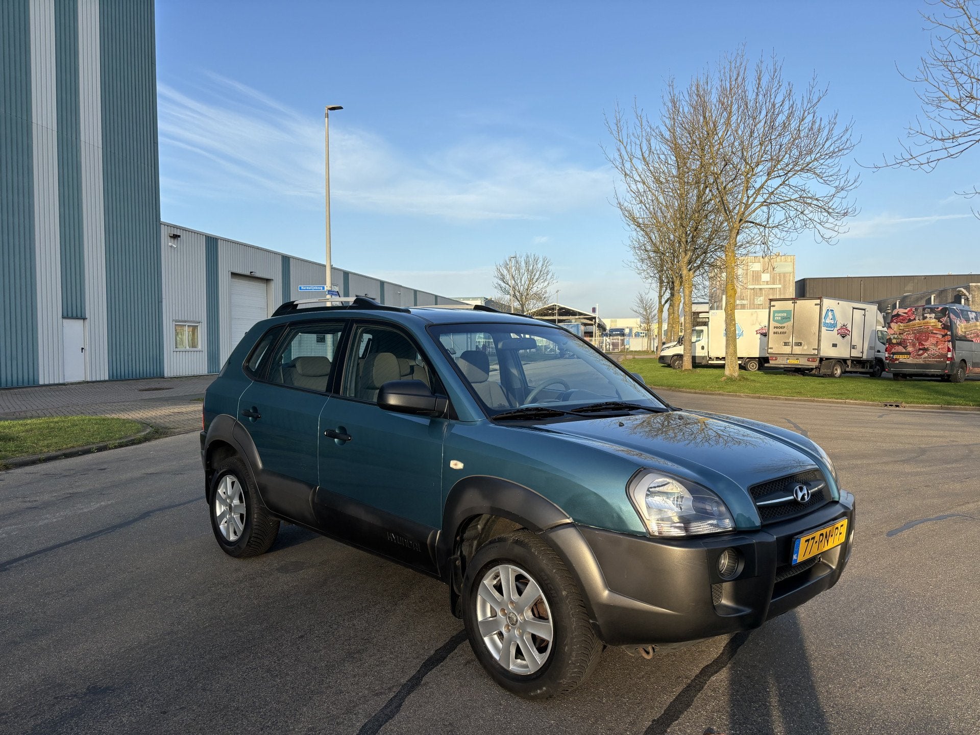 Hyundai Tucson 2.0i Active 142 PK. Als nieuw rijdende inruil, Auto's, Stof, Gebruikt, 4 cilinders, Origineel Nederlands