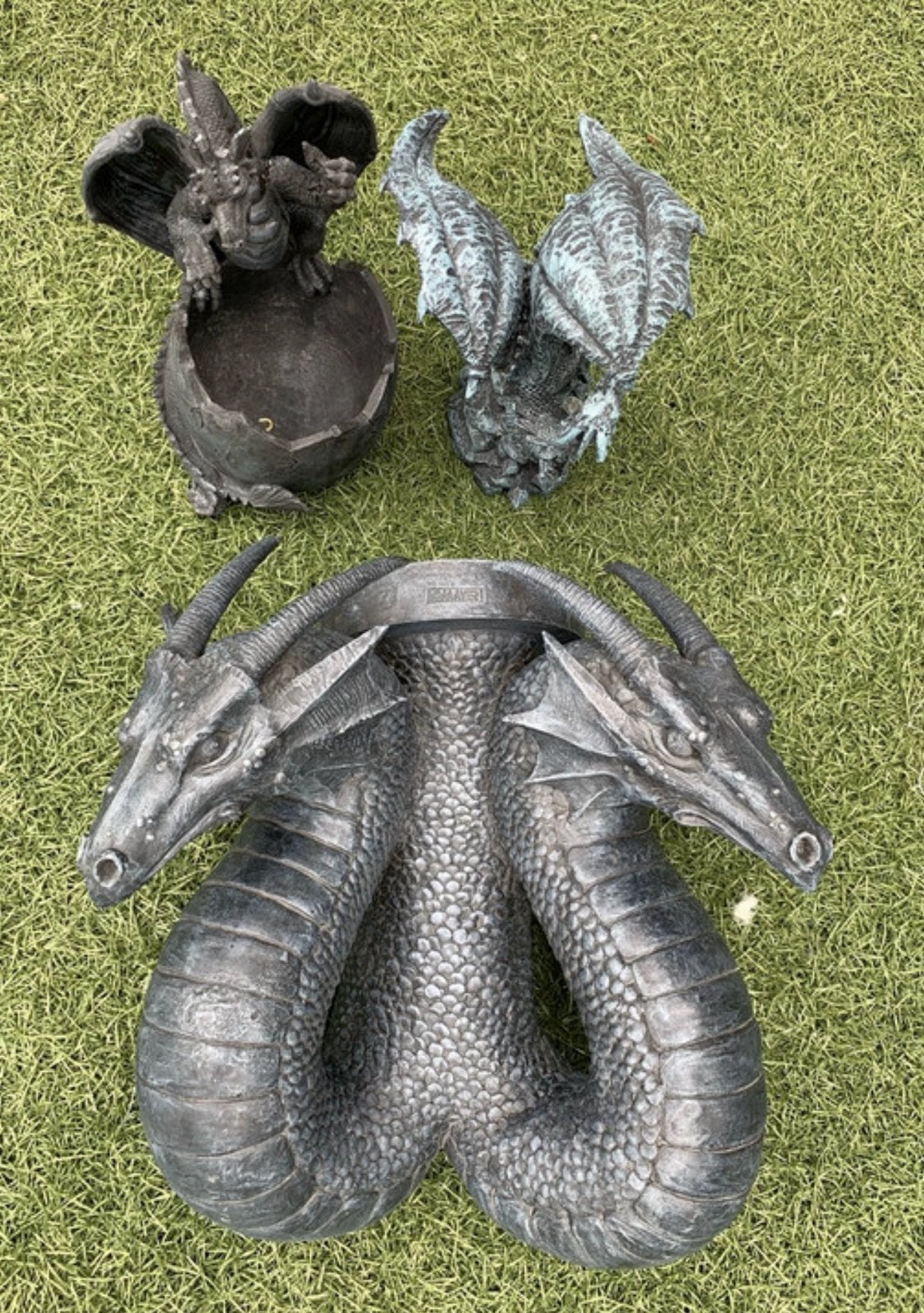 Prachtige set van 3 decoratieve drakenbeelden van merk MAYER, Ophalen of Verzenden, Zo goed als nieuw
