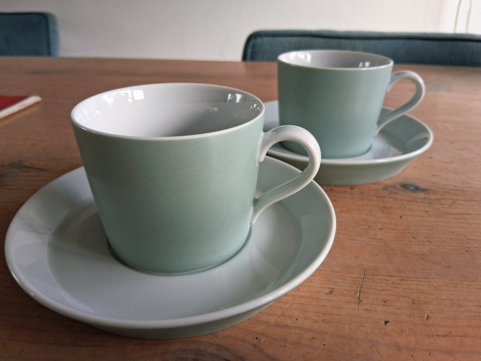 Arzberg Tric Frosty Mint kop en schotels, Huis en Inrichting, Keuken | Servies, Verzenden, Zo goed als nieuw, Overige stijlen