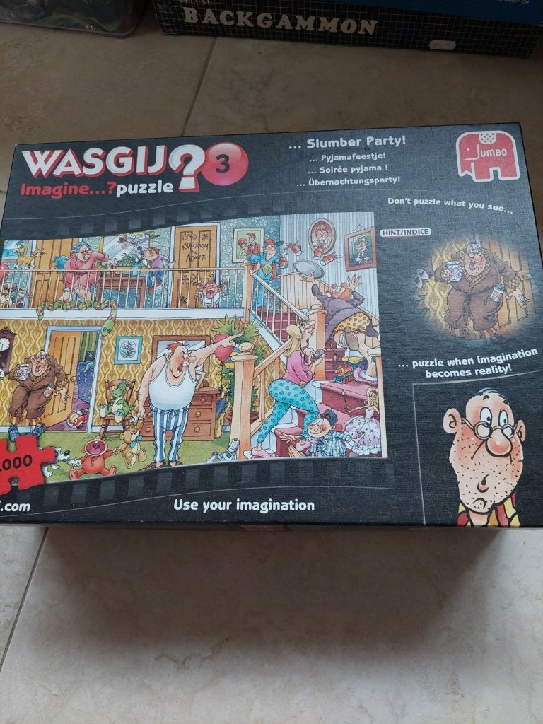 Puzzels en spellen Wasgij Giebelen K3 Loser, Ophalen of Verzenden, 500 t/m 1500 stukjes, Nieuw, Legpuzzel