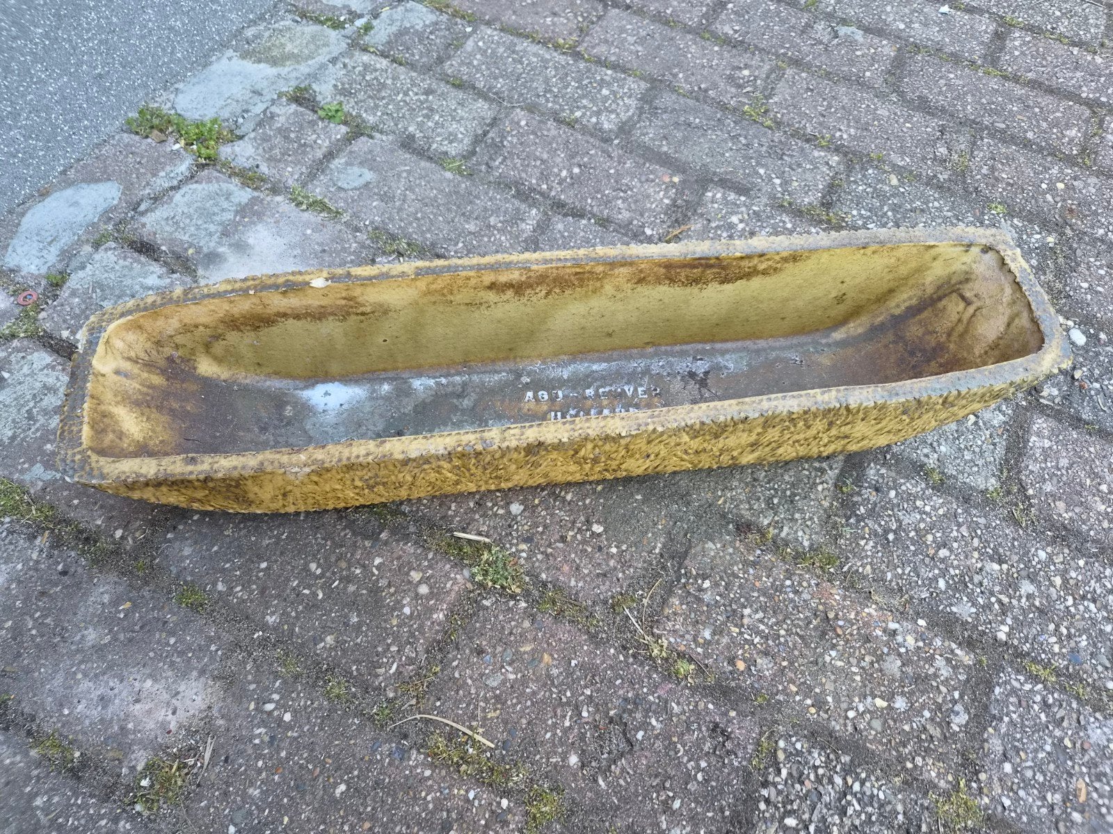 Vintage AGU Reuver Keramieken Bloembak, Ophalen of Verzenden