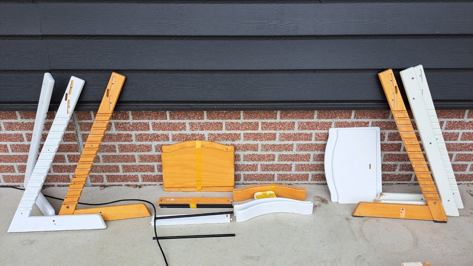 Stokke Tripp Trapp, 2 complete sets, let op excl schroeven., Ophalen, Gebruikt, Meegroeistoel