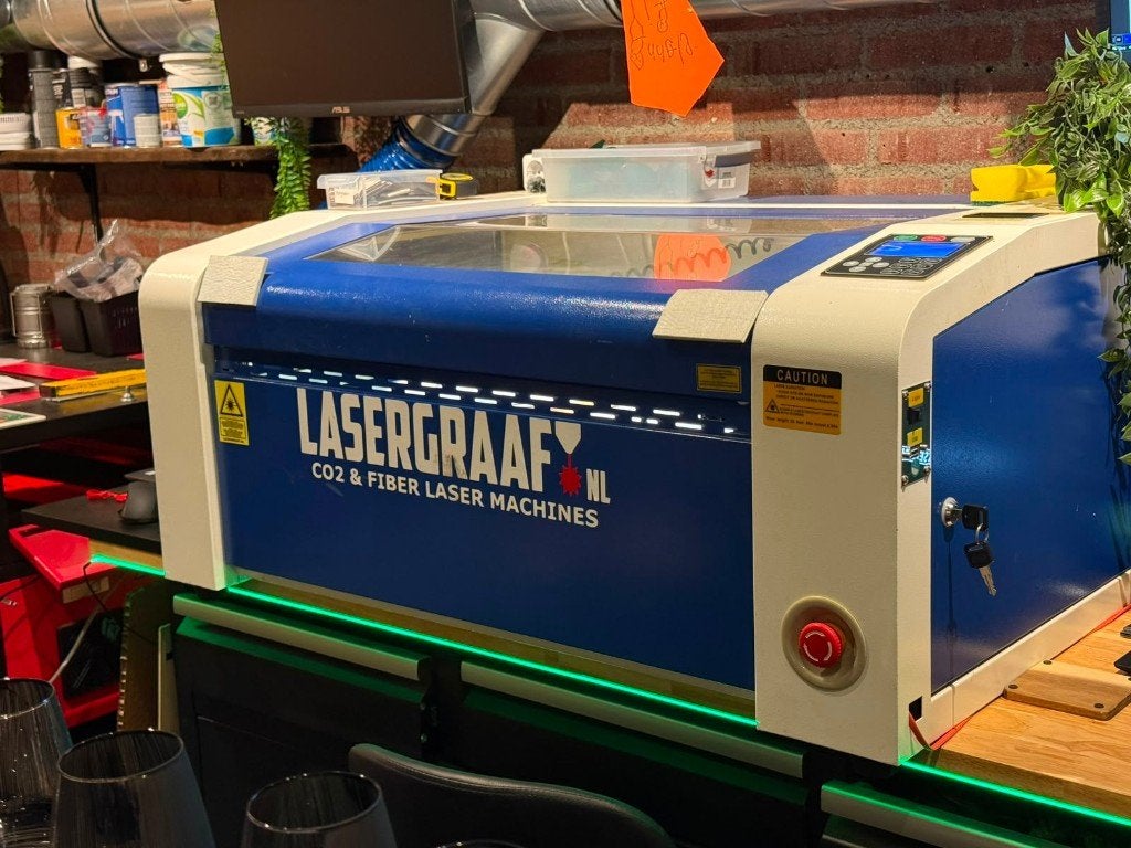 Lasergraaf 60w 60x40 co2 lasermachine, Ophalen, Gebruikt, Gereedschap of Toebehoren, Overige merken