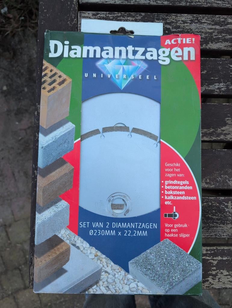 Diamantzagen voor haakse slijper, Ophalen of Verzenden, 1000 watt of meer, Haakse handslijpmachine