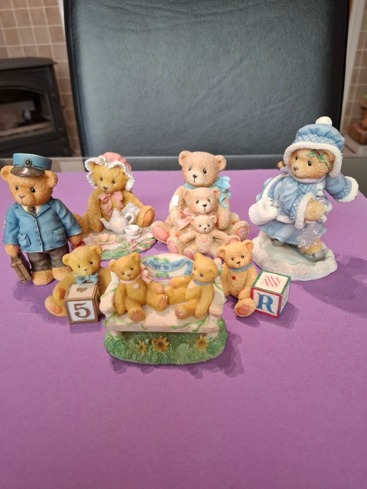7 Cherished Teddies, Ophalen of Verzenden, Gebruikt, Beeldje, Cherished Teddies