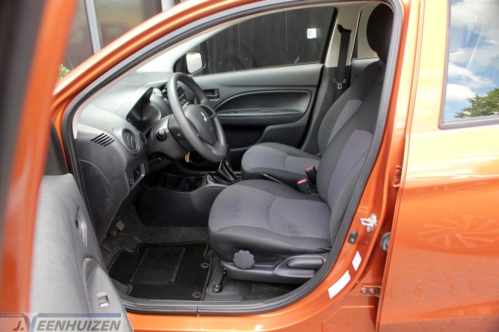 Mitsubishi Space Star 1.0 Entry | 2017 | ️Airco | We, Auto's, Mitsubishi, Voorwielaandrijving, Stof, Gebruikt, Euro 6