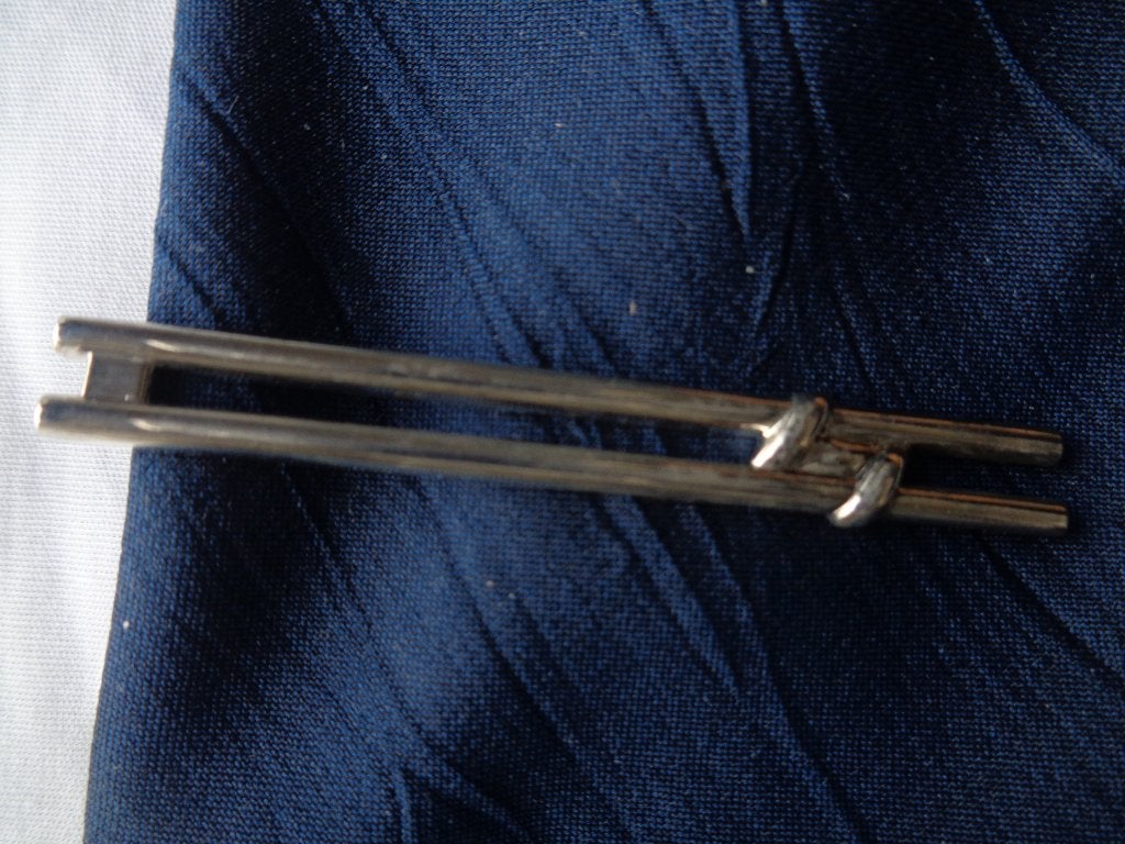 DASSPELD DASKLEM ZILVERKLEURIG DESIGN 2 STAAFJES, Ophalen, Nieuw