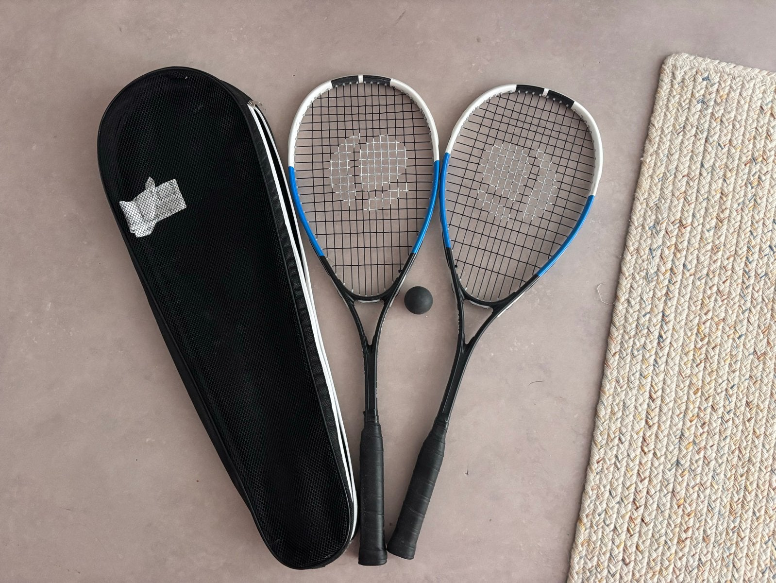 Squash Rackets Set met bal en tas - Head, Ophalen of Verzenden, Zo goed als nieuw, Racket, Head