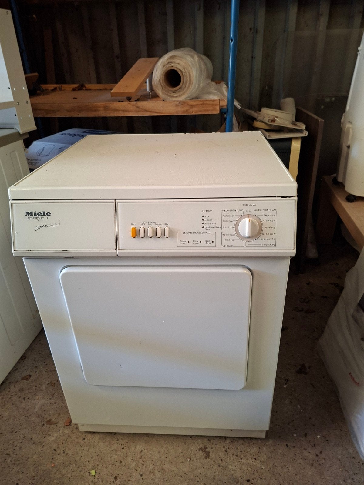 Miele Luchtafvoer Wasdroger - Licht Beschadigd, 6 tot 8 kg, Gebruikt, Luchtafvoer, Ophalen of Verzenden