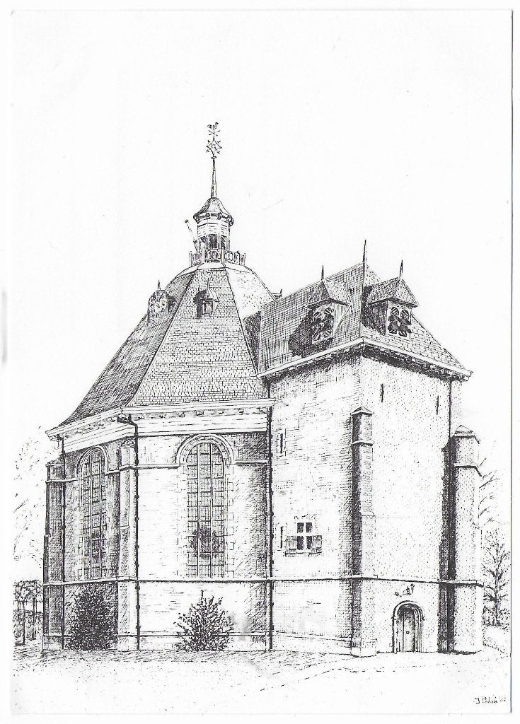 Willemstad Ned Herv Kerk Ongelopen Ansichtkaart (B7964), Ophalen of Verzenden, 1980 tot heden, Ongelopen