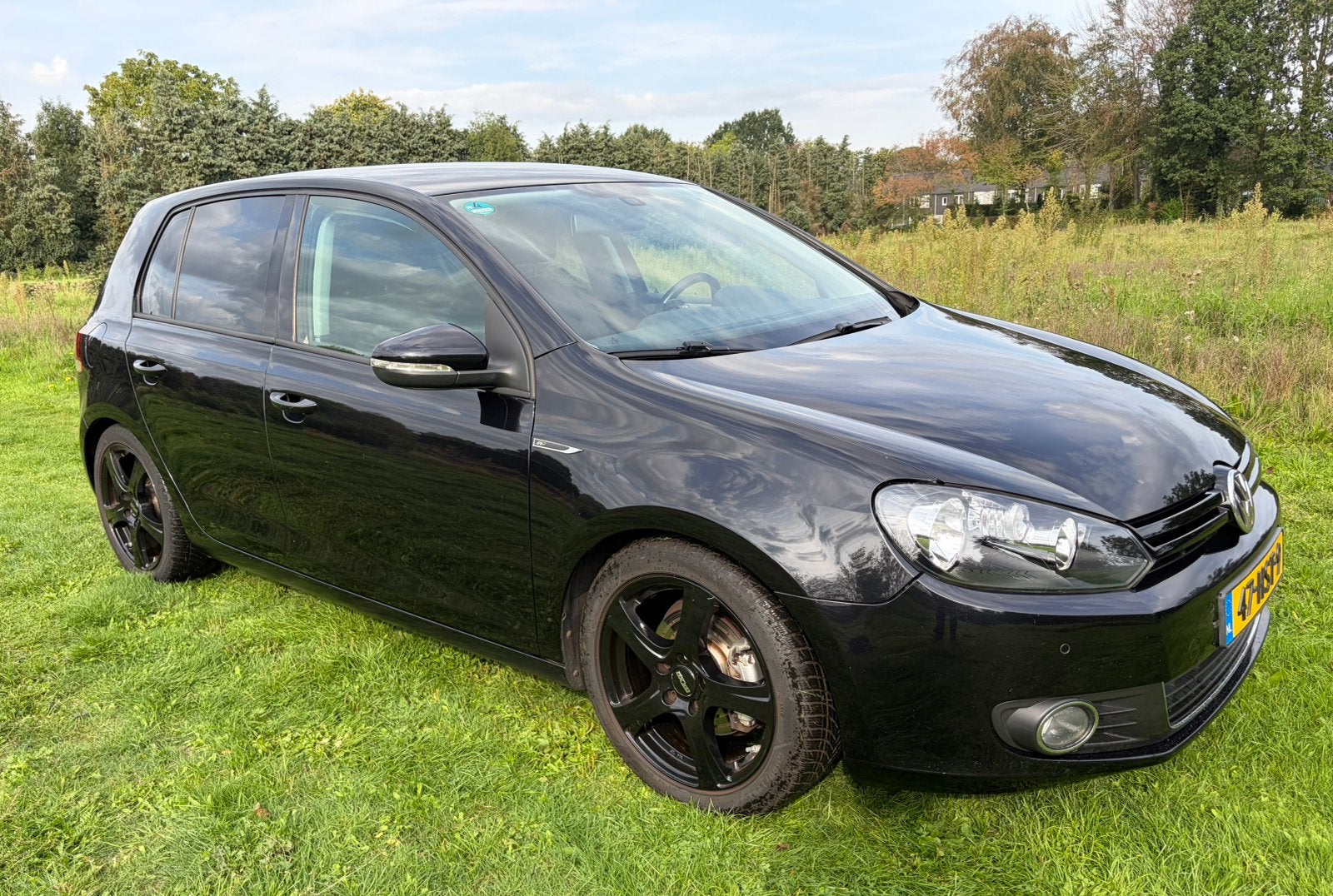 Volkswagen Golf 1.4 TSI 90KW 2009 Zwart, Auto's, Zwart, Origineel Nederlands, Handgeschakeld, 1390 cc