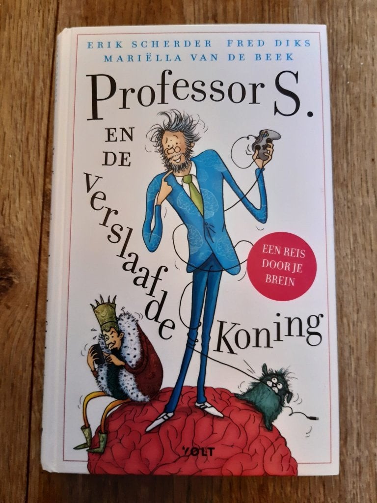 Professor S. en de Verslaafde Koning Boek, Erik Scherder, Ophalen of Verzenden, Zo goed als nieuw, Fictie