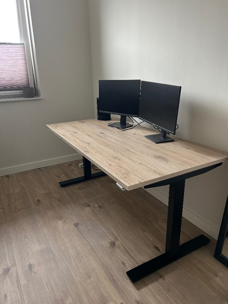 Sta zit bureau 160 x 80 cm, Huis en Inrichting, Ophalen, Zit-sta bureau, 160 cm, In hoogte verstelbaar