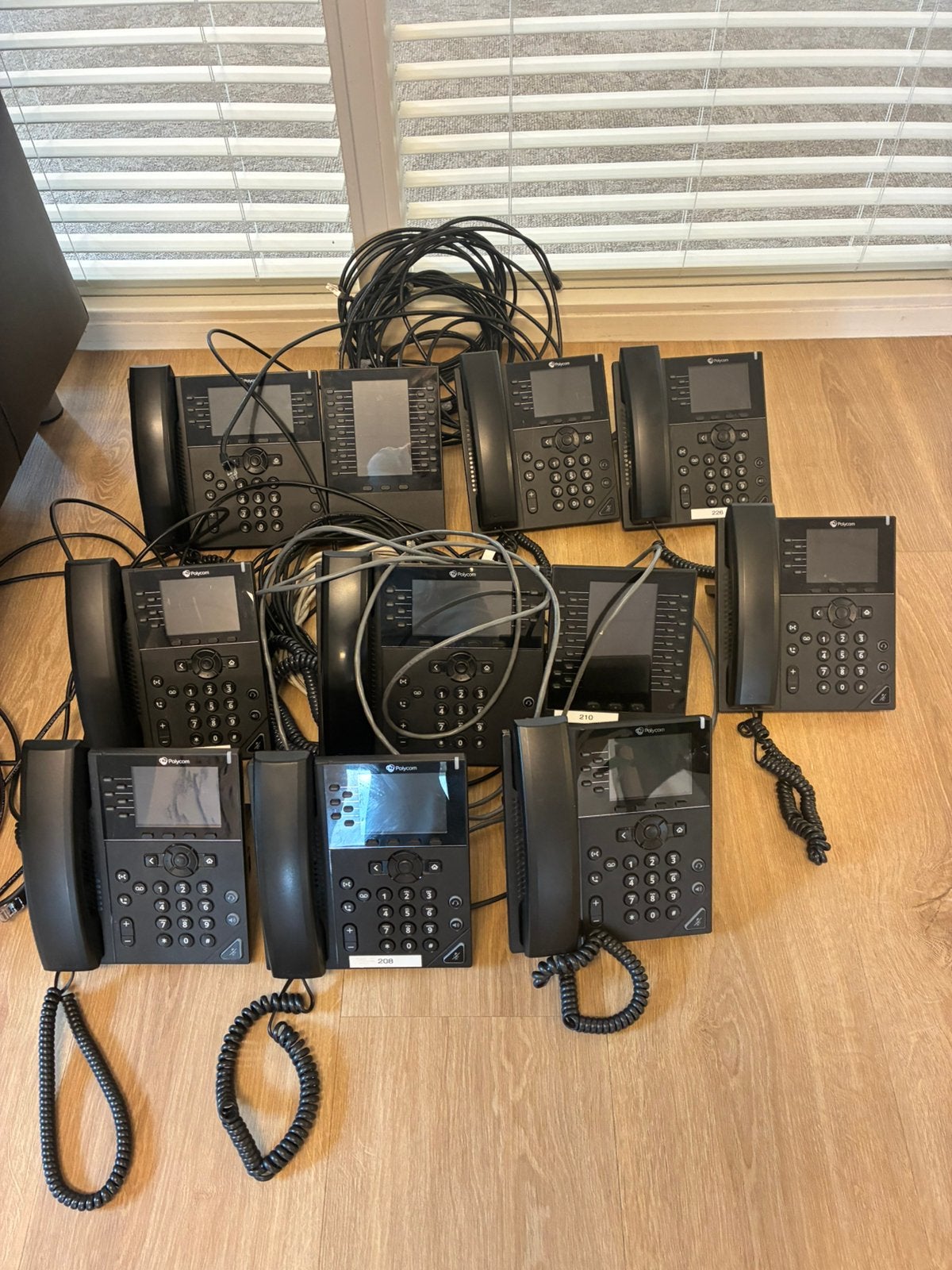 Polycom toestellen, Telecommunicatie, Vaste telefoons | Handsets en Draadloos, Ophalen, Gebruikt