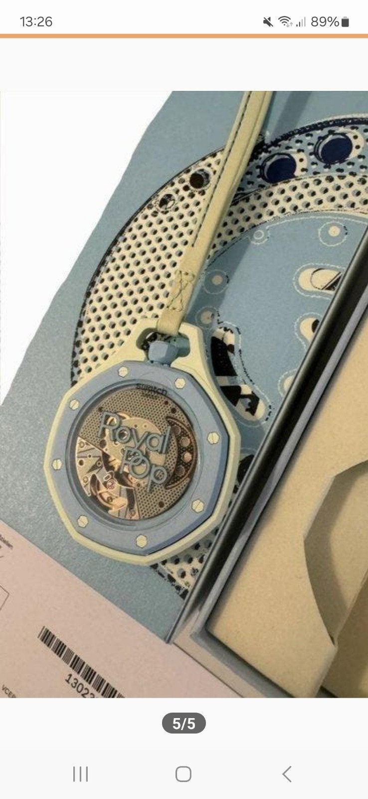Mooi Swatch Royal Pop zakhorloge, Sieraden, Tassen en Uiterlijk, Horloges | Dames, Swatch, Kunststof, Ophalen of Verzenden, Zo goed als nieuw