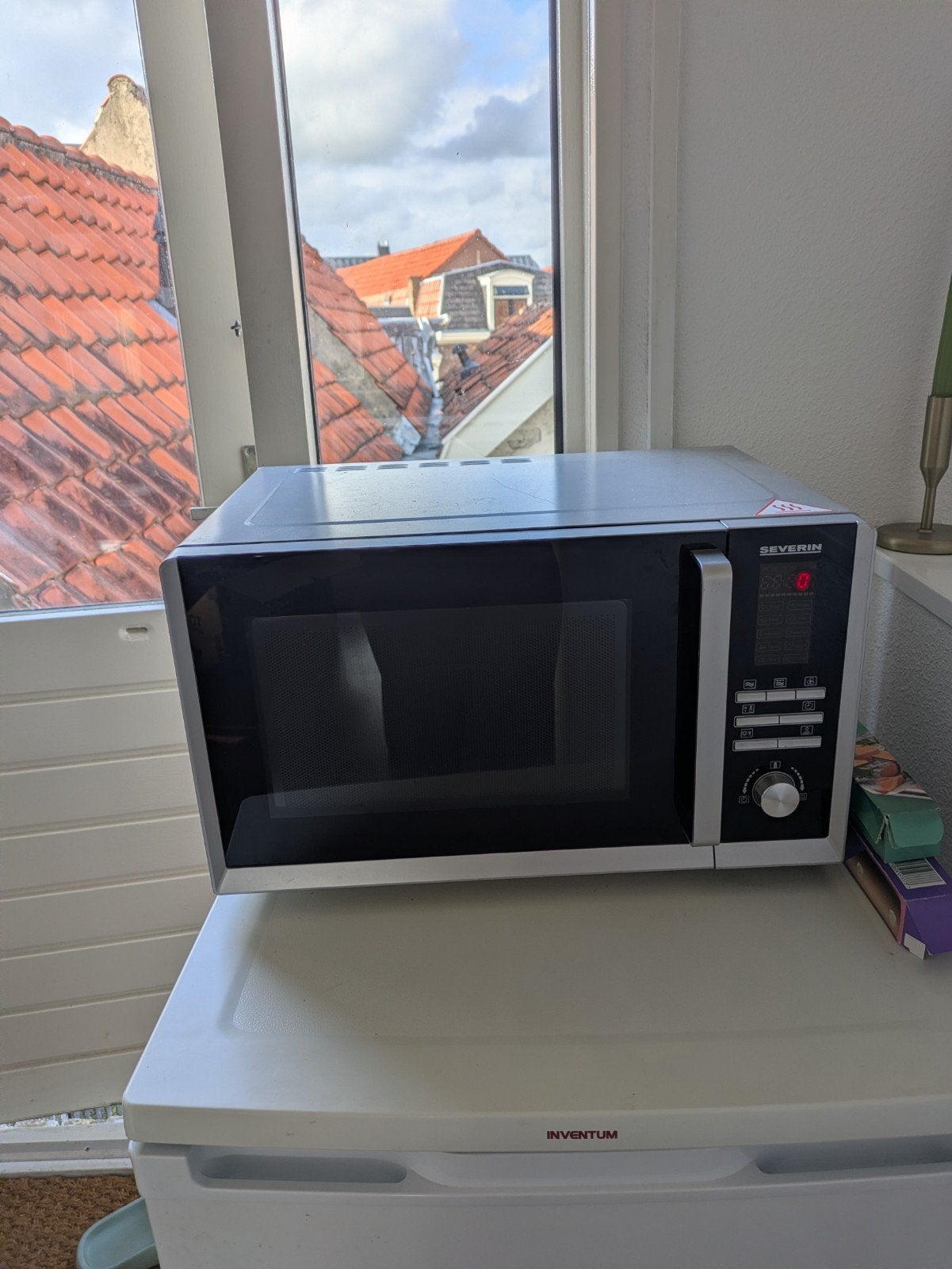 combimagnetron Severin, Ophalen, Combimagnetron, Zo goed als nieuw, Draaiplateau