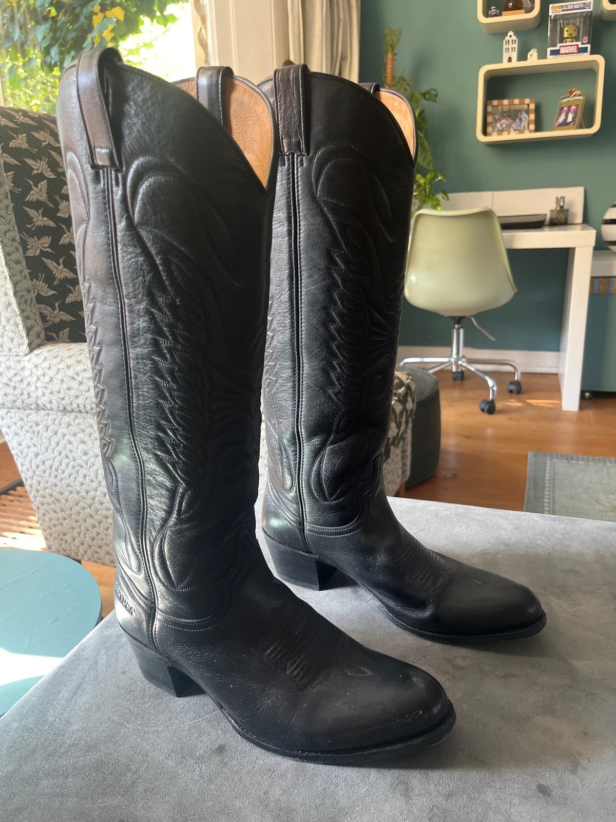 Sendra Western Laarzen Zwart Maat 40, Kleding | Dames, Ophalen of Verzenden, Gedragen, Zwart, Hoge laarzen