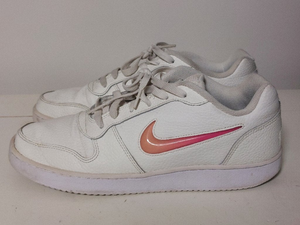 Nike Ebernon off-white lage sneakers Leer Low dames. Maat 43, Wit, Nike, Ophalen of Verzenden, Sneakers of Gympen