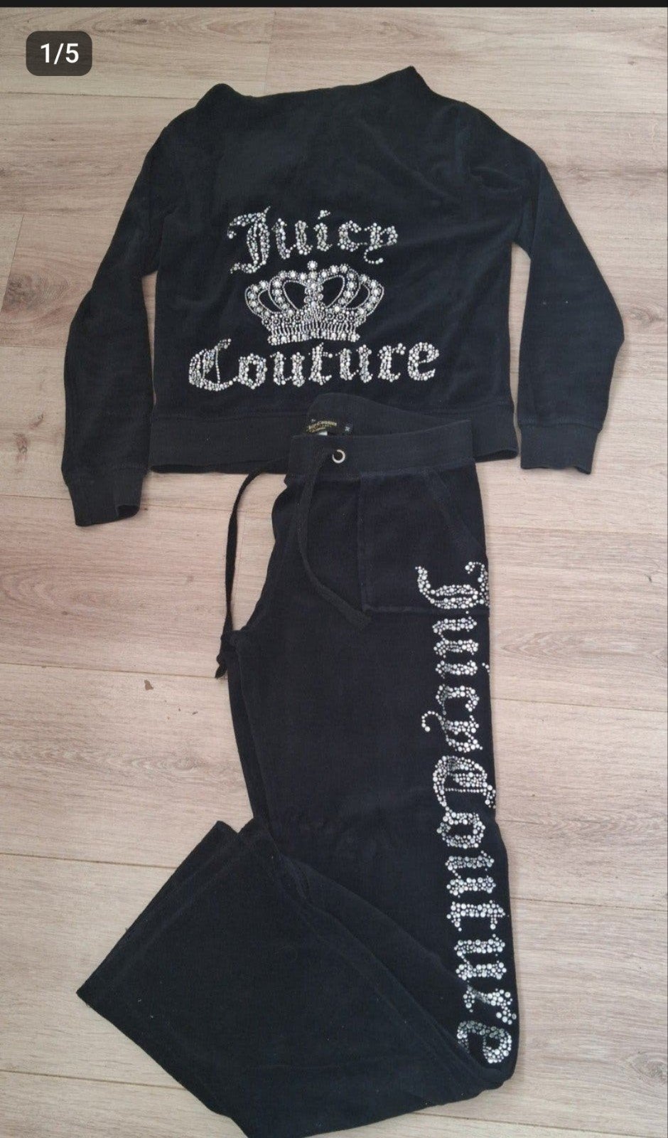 joucy  couture huispak, Kleding | Dames, Ophalen of Verzenden, Zo goed als nieuw, Maat 36 (S), Zwart