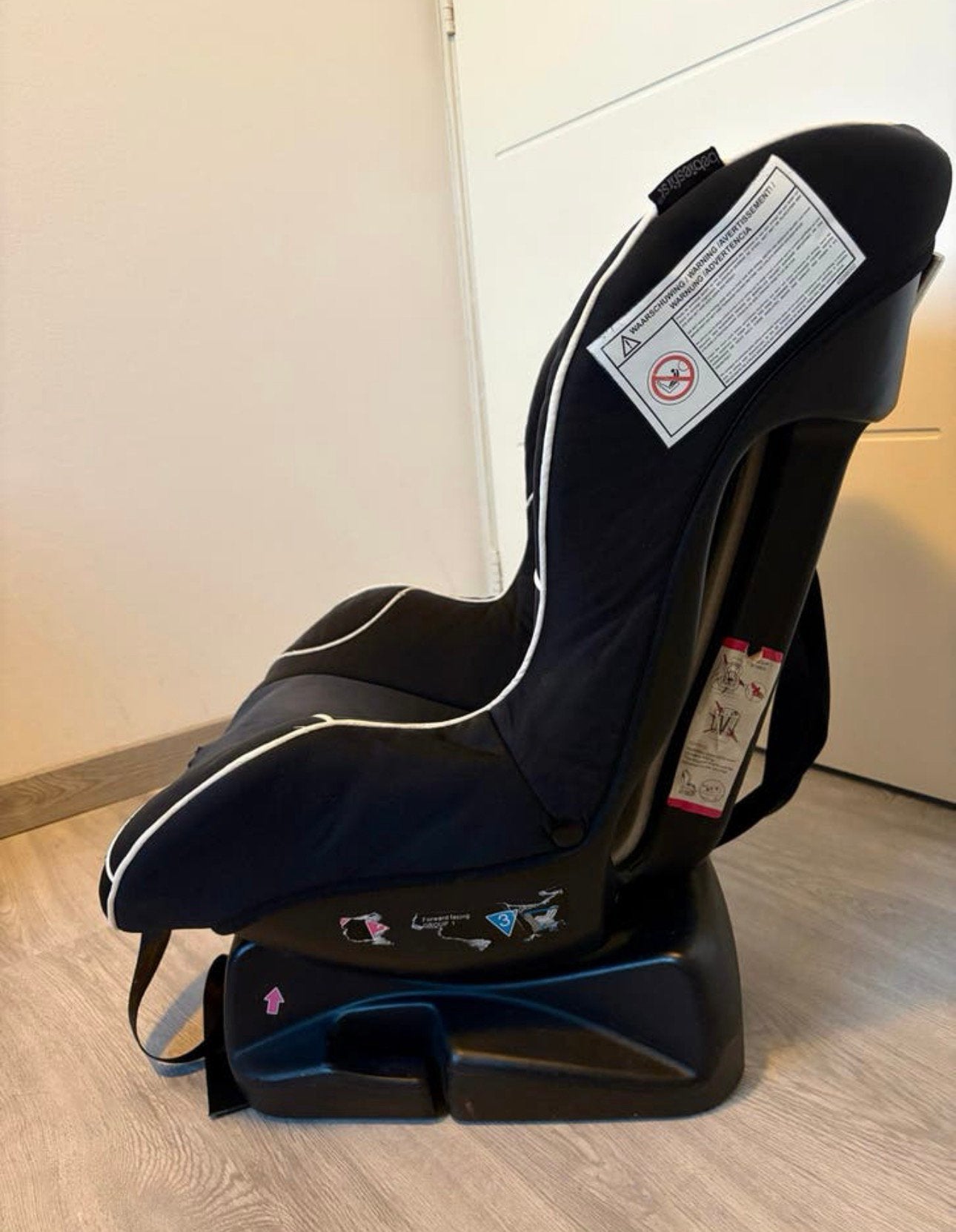 Bebies First Autostoel met zit- en ligfunctie 0-18kg, Autogordel, 9 t/m 18 kg, Zo goed als nieuw, Ophalen