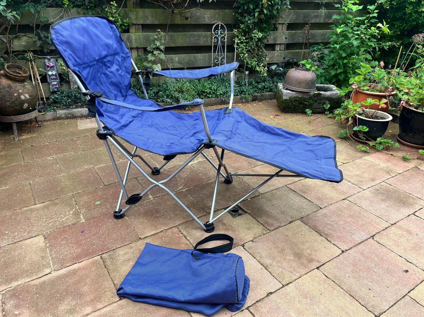 2 camping/vissersstoelen., Caravans en Kamperen, Ophalen, Gebruikt