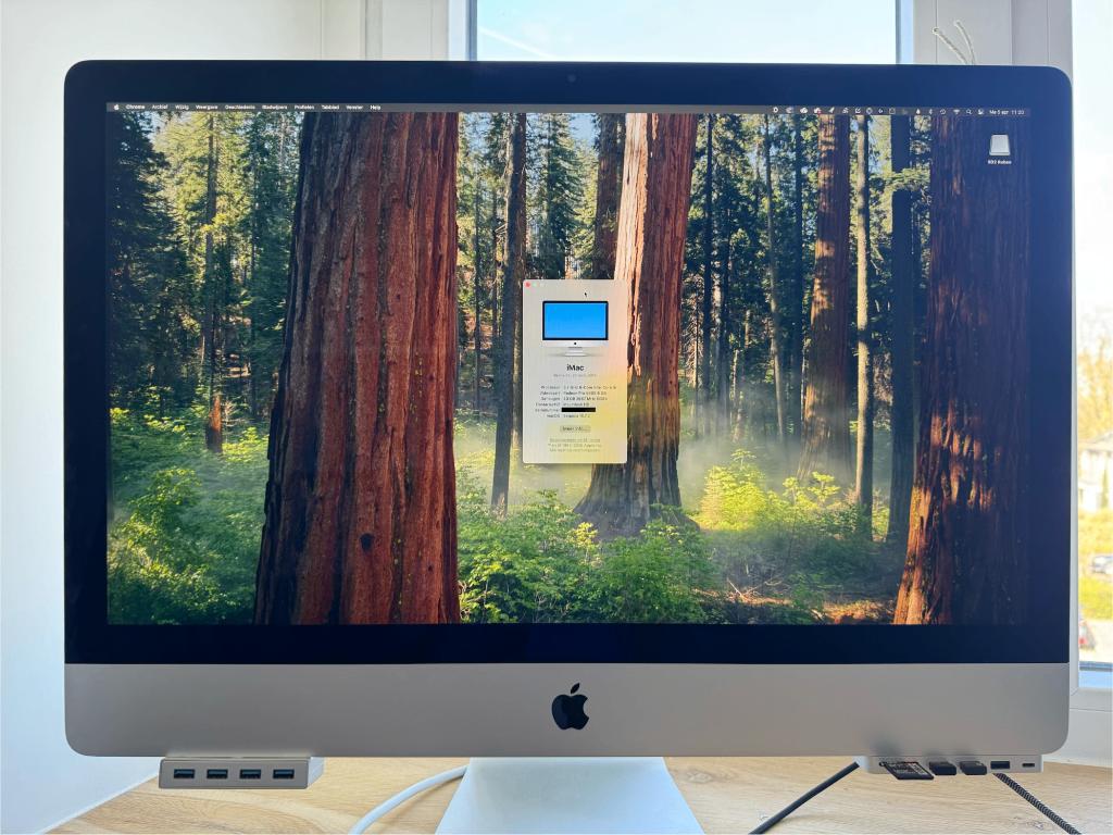 iMac 27" Retina 5K (2019) – i5 3,7 GHz · 40 GB RAM · SSD, Ophalen, 32 GB, SSD, IMac