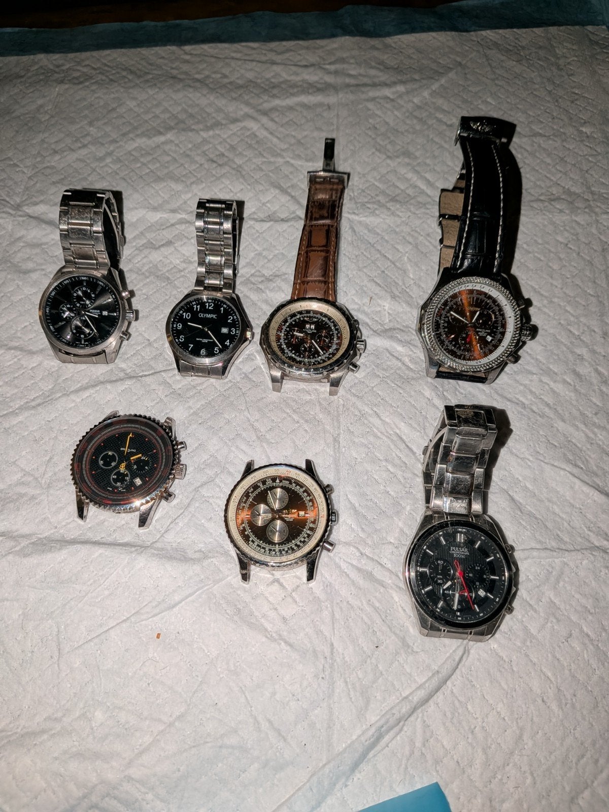 Diverse Heren Polshorloges - Verschillende Merken en Stijlen, Sieraden, Tassen en Uiterlijk, Horloges | Heren, Staal, Gebruikt