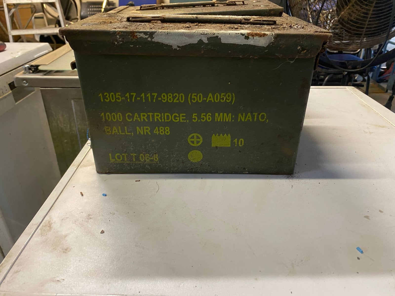 Munitiekist 5.56 mm NATO - Militair Verzamelobject, Ophalen of Verzenden, Overige soorten, Overige gebieden, Kist of Geocache