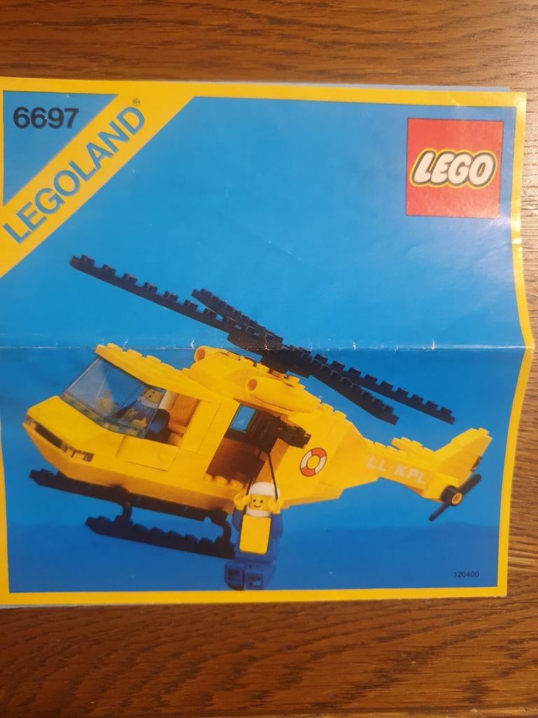 Lego Legoland 6697 Redding Helikopter met Piloot, Ophalen of Verzenden, Gebruikt, Complete set, Lego