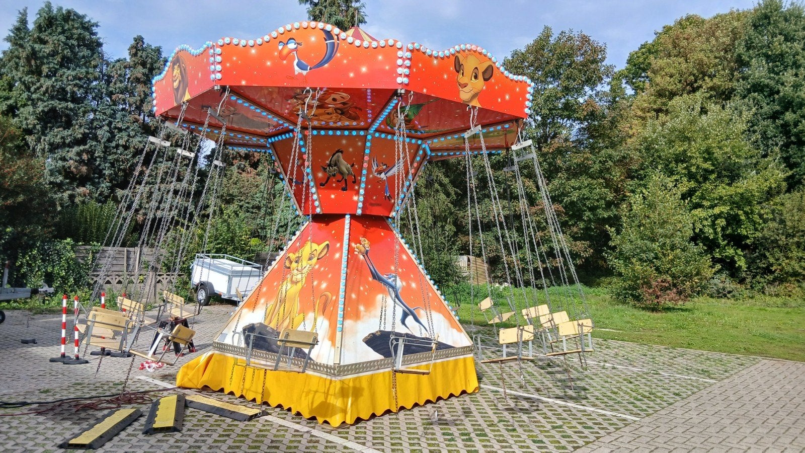 mini zweefmolen op uw evenement kermis feest kers te huur, Ophalen