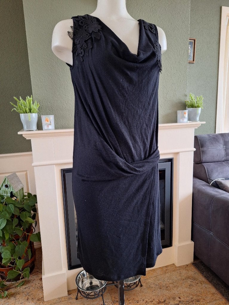 Vanessa Bruno jurk LBD 1 S 36, Verzenden, Zwart, Vanessa Bruno, Zo goed als nieuw