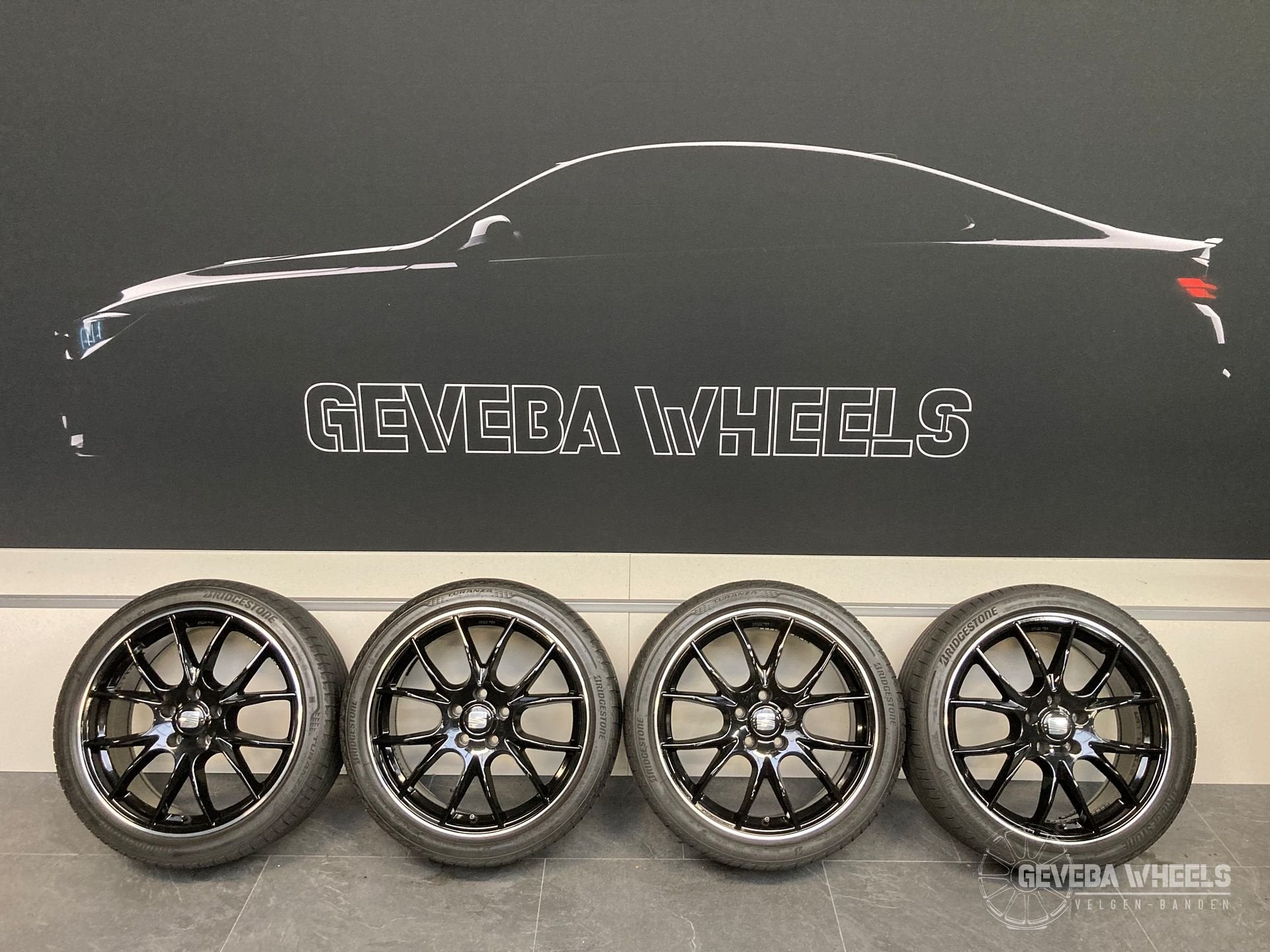 18” Seat Leon / VW Golf / Audi A3 velgen + banden 5x112, 18 inch, Gebruikt, -, -