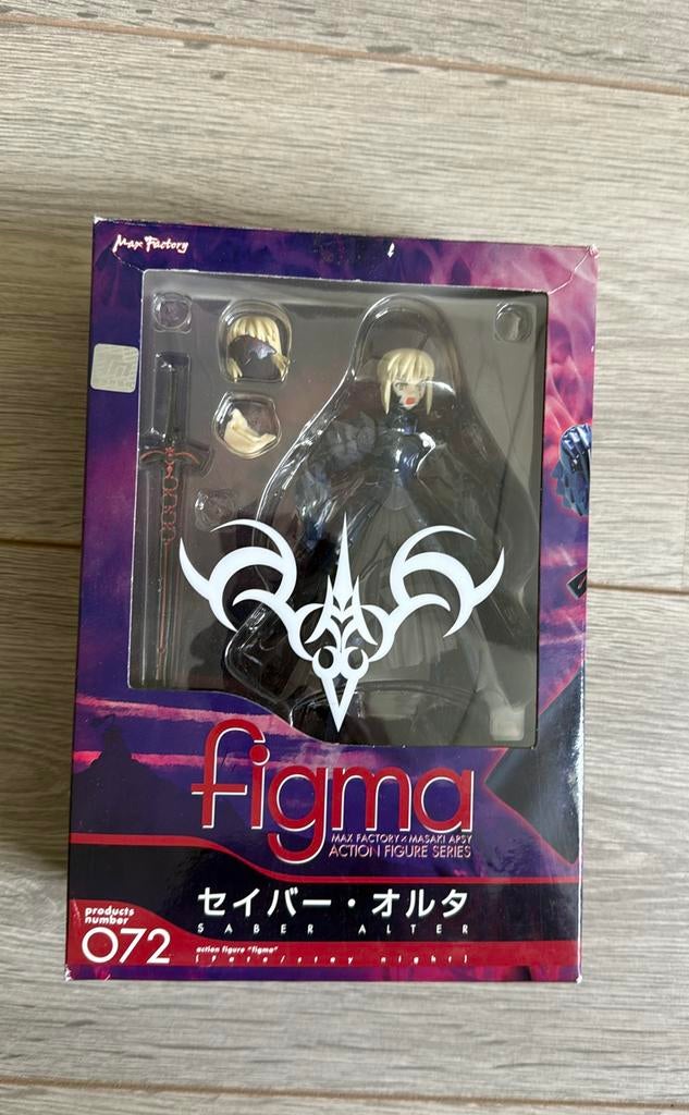 Figma 072 - Fate/Stay Night Saber Alter Figure anime, Ophalen of Verzenden, Zo goed als nieuw