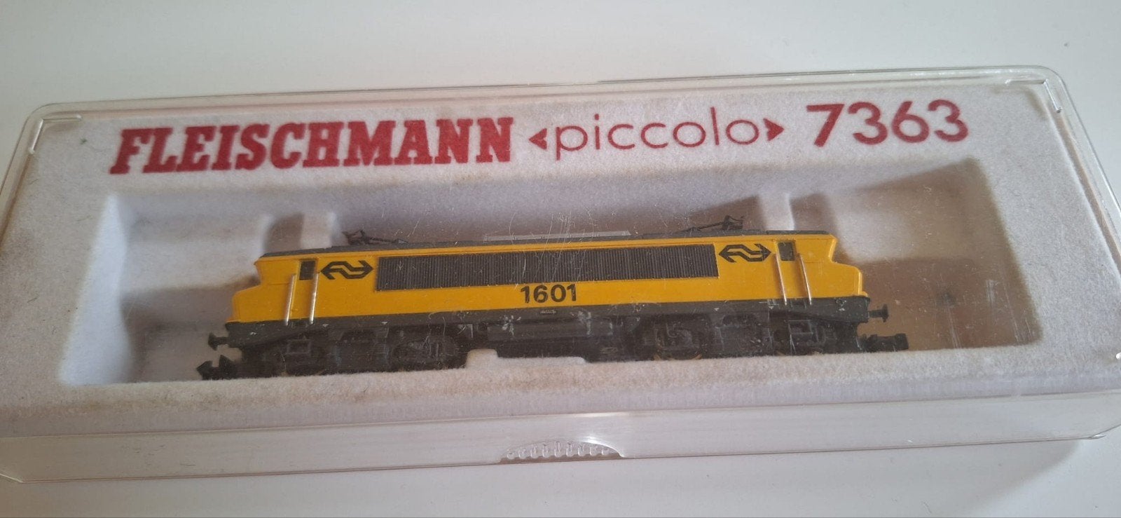 Fleischmann Piccolo 7363. NS.  Elektrische locomotief 1601, Hobby en Vrije tijd, Gebruikt, Fleischmann, Analoog, Ophalen of Verzenden