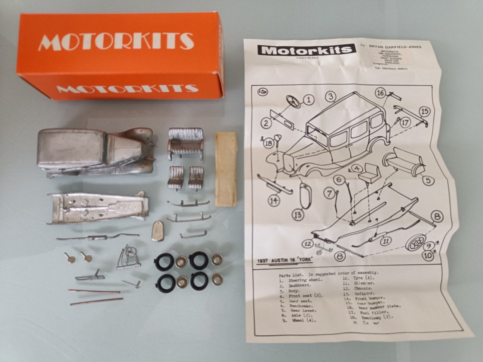 MotorKits modelbouw auto's 1:43, Overige merken, Auto, 1:32 tot 1:50, Nieuw