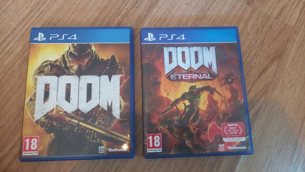 Doom en Doom eternal PS4, Spelcomputers en Games, Vanaf 18 jaar, Shooter, 1 speler, Ophalen of Verzenden